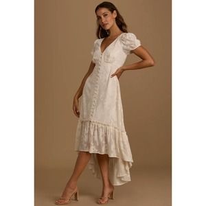 Gala in the Garden  High-Low Midi Dress | S